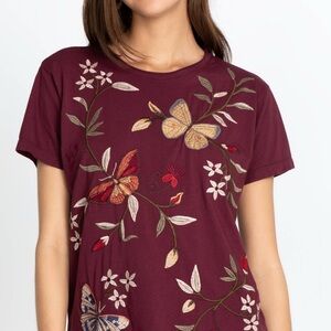 Johnny Was PENELOPE RELAXED CREW NECK TEE